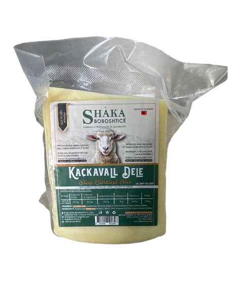 Shaka Boboshtica Sheep Kaçkavall Cheese