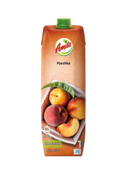 Amita Peach Juice 1L - Alb Products