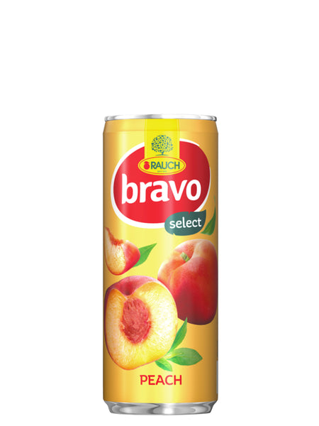 Bravo Peach Juice 250ml - Alb Products