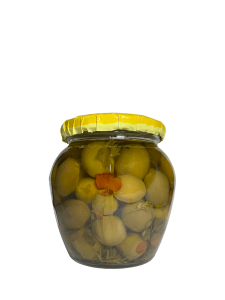 Sidnej Olives with Peppers in Salad Oil - Alb Products