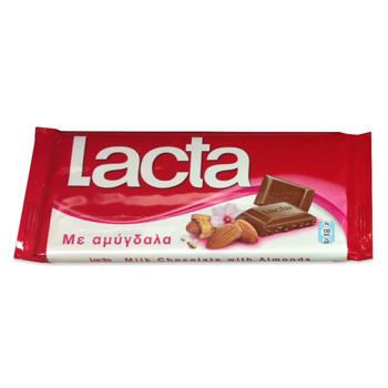 Lacta Chocolate with Almond 85g - Alb Products