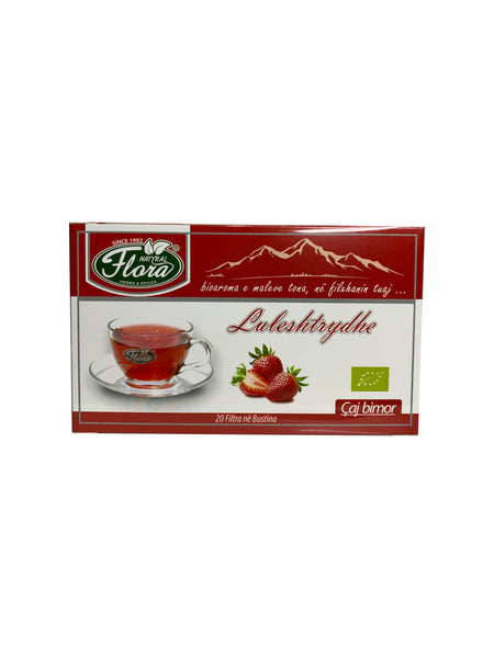 Flora Strawberry Tea 20 Tea Bags - Alb Products