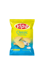 Vipa Classic Ribbed Potato Chips 140g - Alb Products